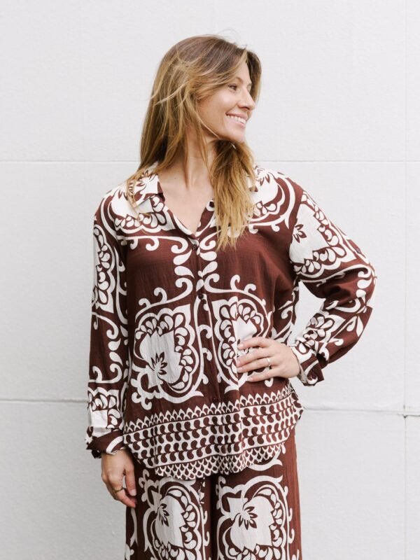 MALIA TILE BLOUSE